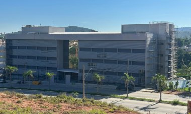 Novo Fórum de Itaúna já está mais de 90% concluído