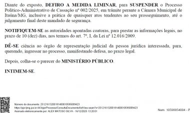 Teimosia do presidente da Câmara gera suspensão da Comissão Processante da Câmara no Caso Neto
