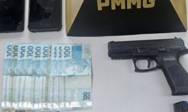 ​Presos em saída temporária são detidos com arma de fogo em Pará de Minas