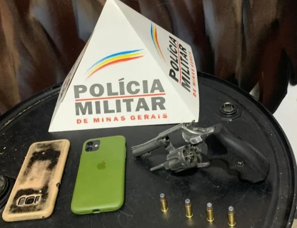Operação em sítio termina com prisão e apreensão de revólver