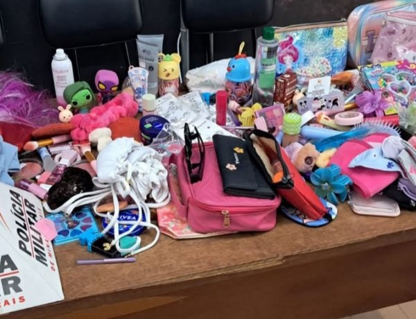 Adolescentes são detidas suspeitas de furto no Centro; material recuperado é encaminhado à Polícia Civil