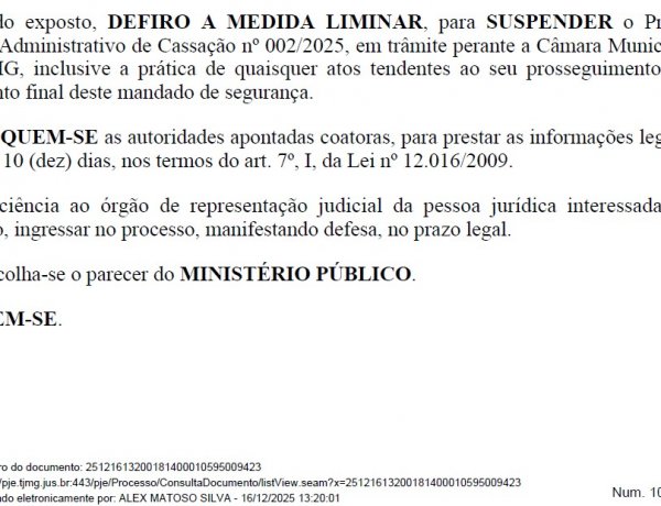 Teimosia do presidente da Câmara gera suspensão da Comissão Processante da Câmara no Caso Neto