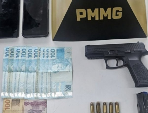 ​Presos em saída temporária são detidos com arma de fogo em Pará de Minas