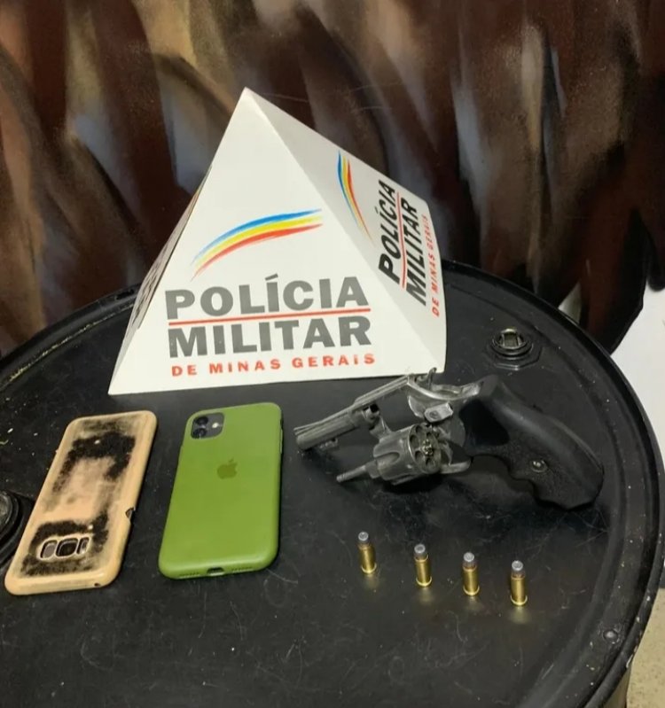 Operação em sítio termina com prisão e apreensão de revólver