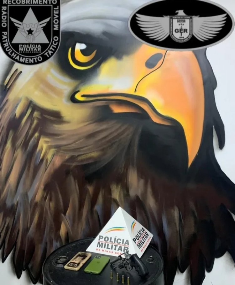 Operação em sítio termina com prisão e apreensão de revólver