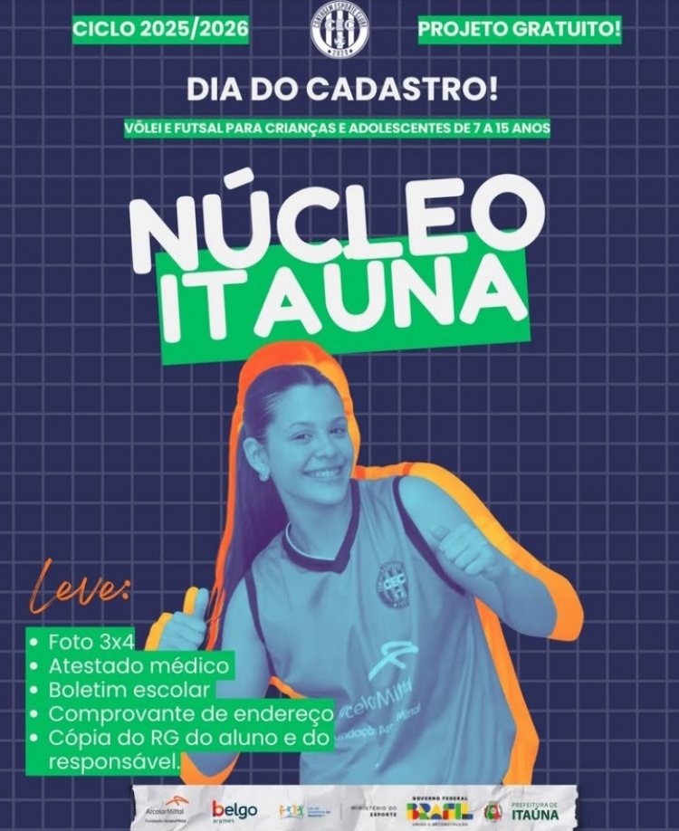Esporte é vida! Projeto gratuito de vôlei e futsal em Santanense transforma o futuro da juventude itaunenese