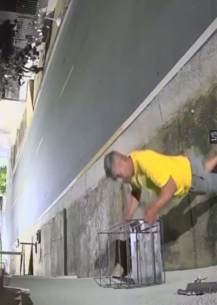 Ocorrência de furto de lixeira é registrada no Morro do Sol