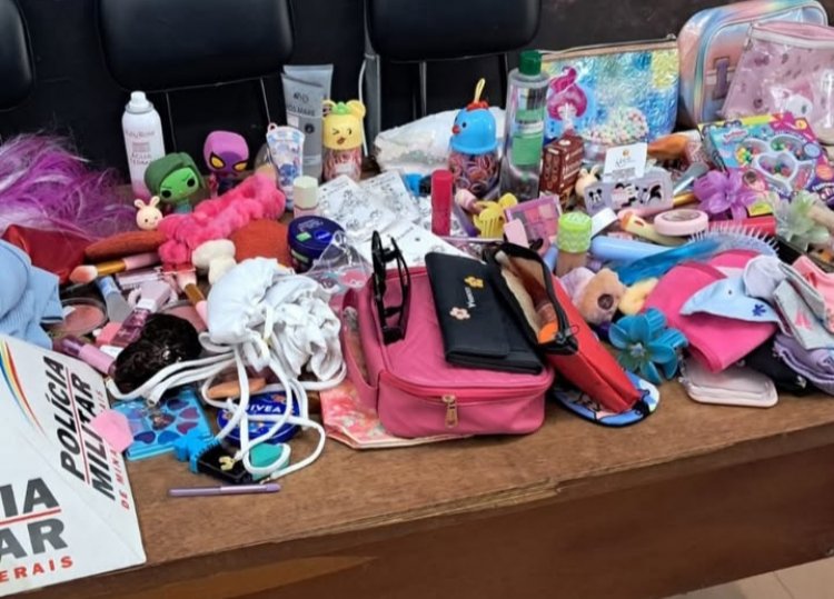 Adolescentes são detidas suspeitas de furto no Centro; material recuperado é encaminhado à Polícia Civil