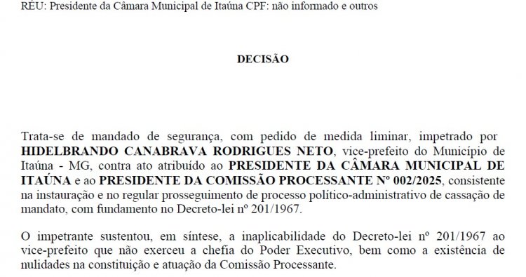 Teimosia do presidente da Câmara gera suspensão da Comissão Processante da Câmara no Caso Neto