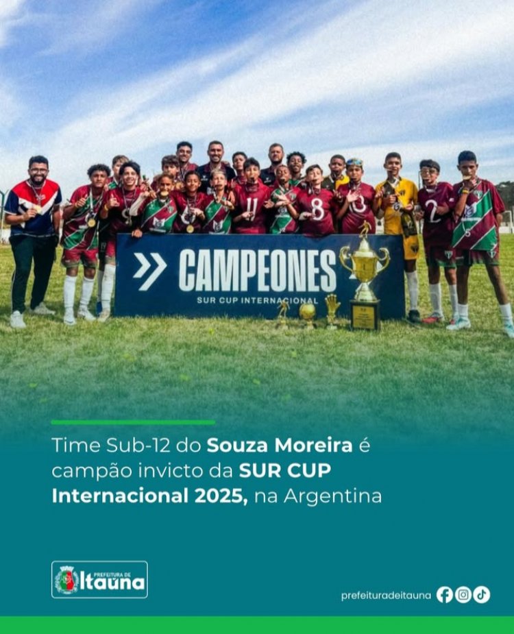 Souza Moreira conquista a Argentina e traz o título da Sur Cup Internacional 2025 para Itaúna