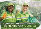 Itaúna terá equipe de coleta de lixo composta exclusivamente por mulheres