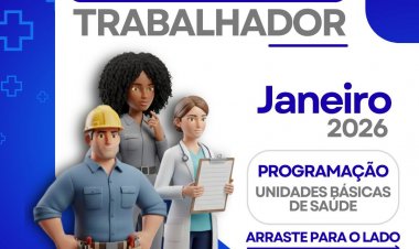Itaúna divulga cronograma de janeiro do programa "Saúde do Trabalhador"
