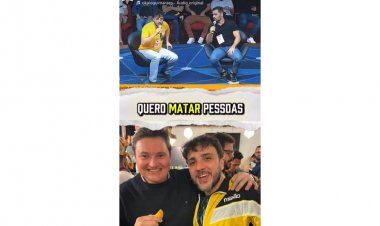 DIGA COM QUEM ANDAS...Kaio é recebido em encontro para “aprender a matar!”