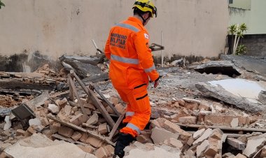 Idoso morre após laje desabar durante demolição em Divinópolis