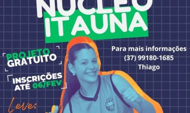 Itaúna abre 120 vagas para aulas gratuitas de vôlei e futsal na Praça de Esportes de Santanense