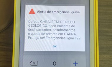 Alerta de Risco Geológico coloca Itaúna em estado de atenção máxima