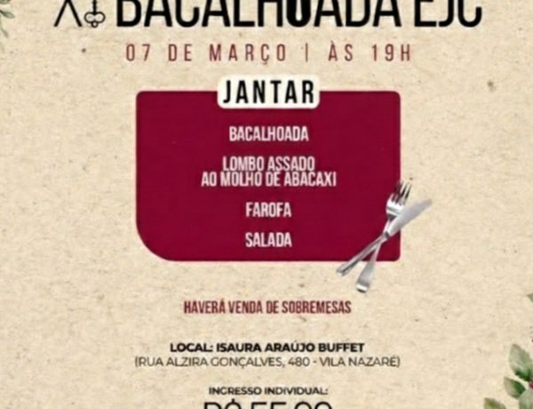 Paróquia de Sant’Ana promove XI Bacalhoada do EJC em março