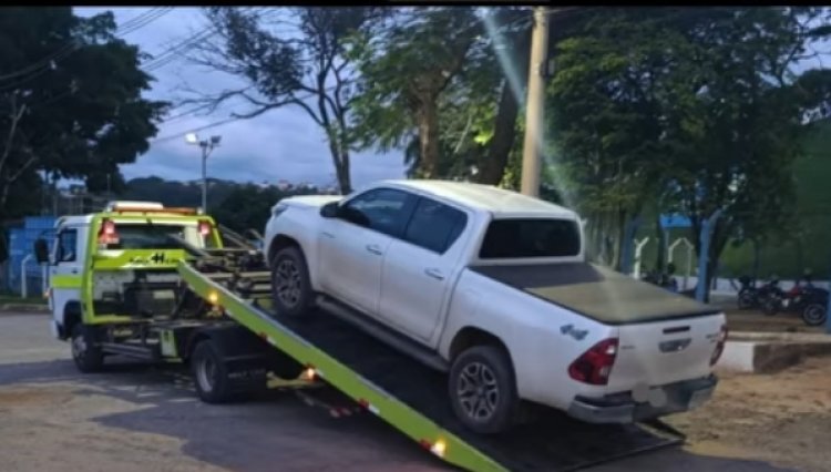 PM recupera caminhonete furtada em Itaúna após denúncia anônima