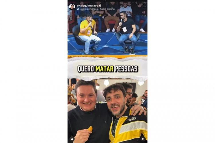 DIGA COM QUEM ANDAS...Kaio é recebido em encontro para “aprender a matar!”