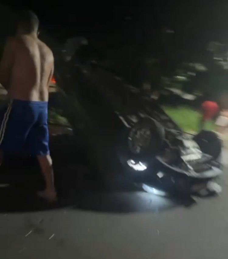 Capotamento no Padre Eustáquio