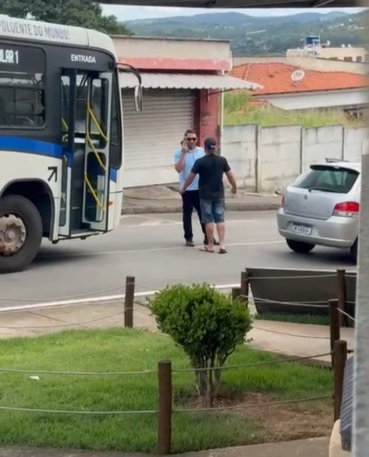 Confusão no Parque Jardim Santanense termina em agressão entre motorista de ônibus e condutor de veículo