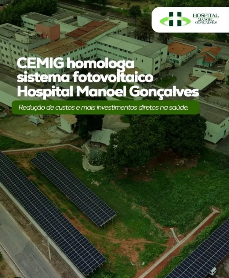 Hospital Manoel Gonçalves ativa sistema de energia solar