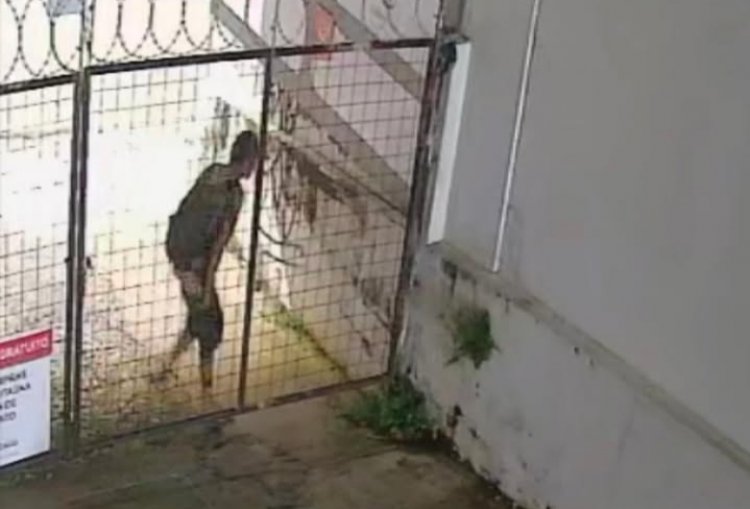 Flagrante de falta de higiene e educação importuna moradores na Rua Josias Machado