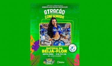 FOLIA JÁ COMEÇOU E VAI ATÉ O DIA 17!