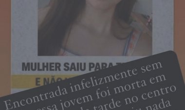 Investigação aponta sinais de violência em corpo de jovem encontrada em Juatuba