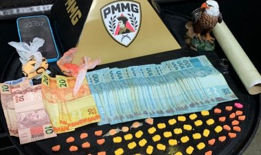 TRÁFICO DE DROGAS - Homem é preso com ecstasy e quase R$ 4 mil no bairro Garcias