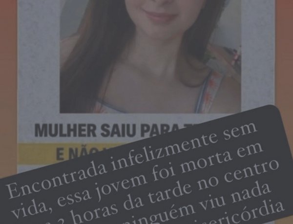 Investigação aponta sinais de violência em corpo de jovem encontrada em Juatuba