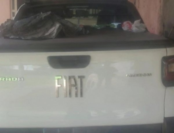 PM recupera caminhonete furtada e prende homem em Divinópolis