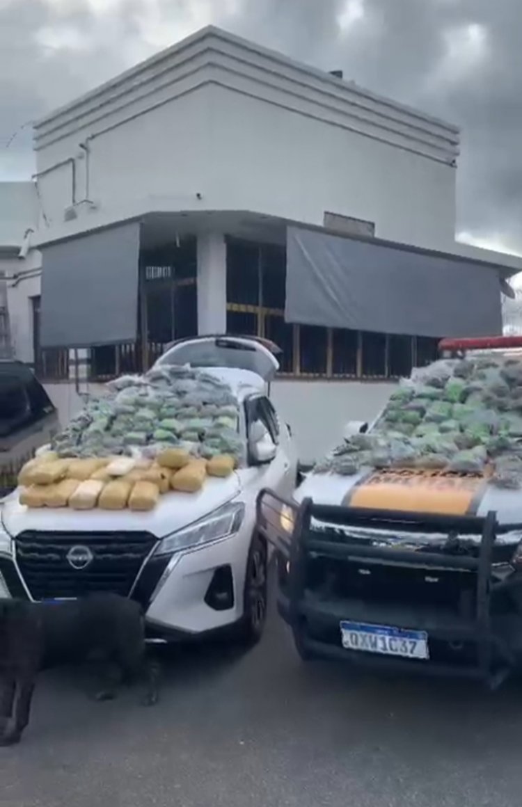 Polícia realiza grande apreensão de drogas em Divinópolis; suspeitos são presos