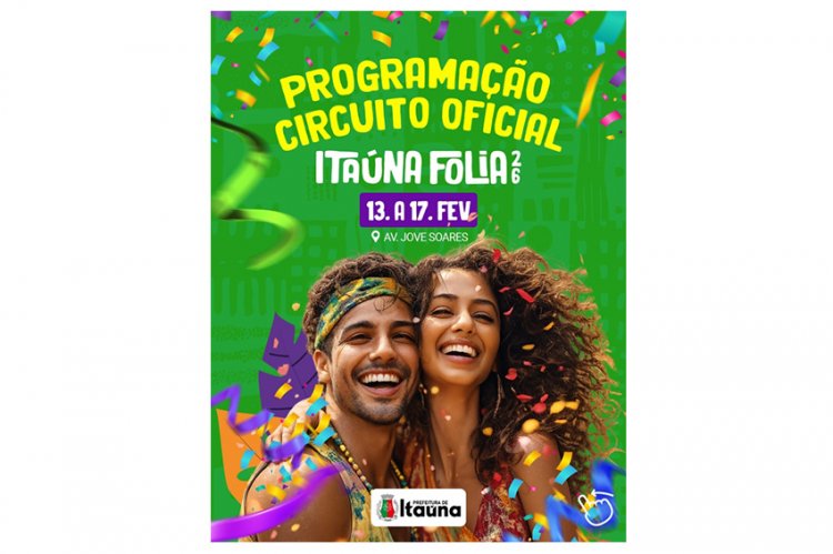 CARNAVAL 2026 - Programação oficial vai até terça-feira