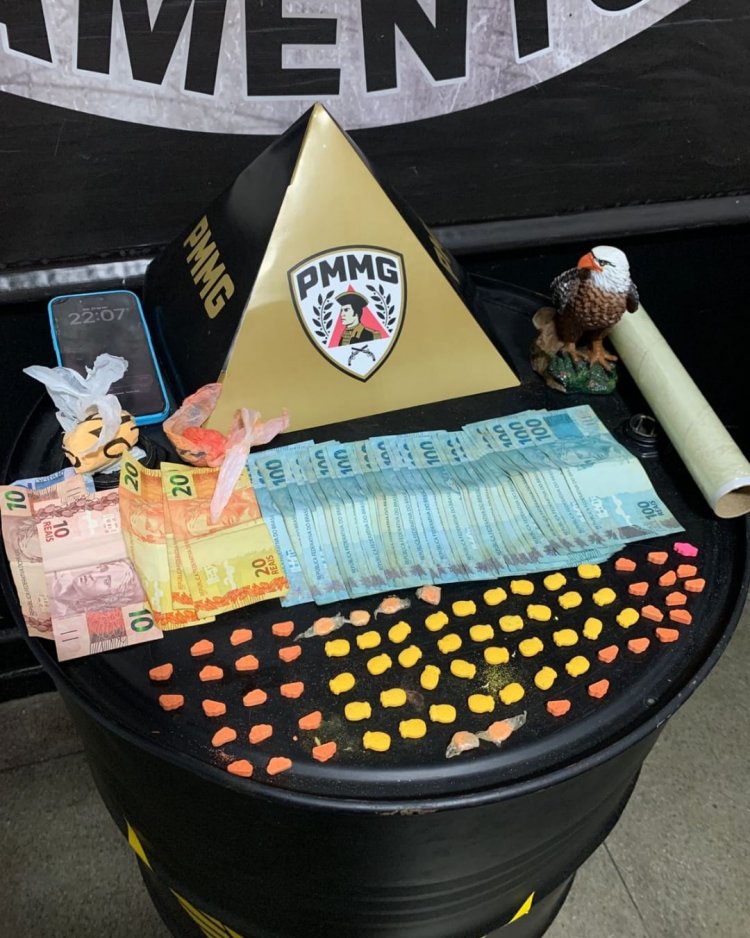 TRÁFICO DE DROGAS - Homem é preso com ecstasy e quase R$ 4 mil no bairro Garcias