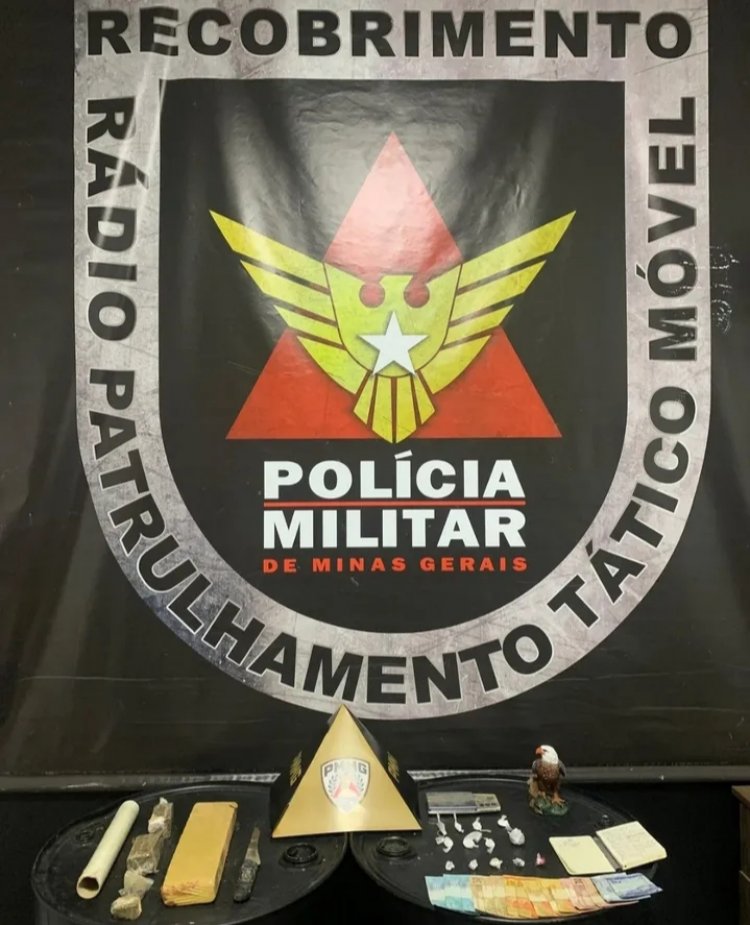 Perseguição no Centro de Itaúna termina com prisão e apreensão de entorpecentes