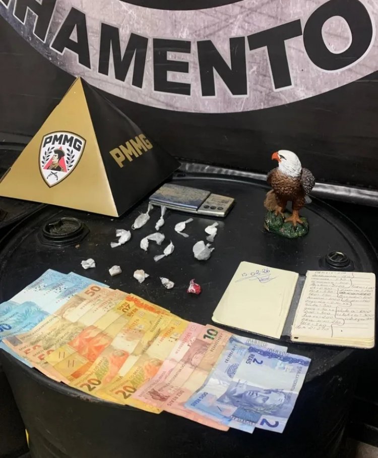 Perseguição no Centro de Itaúna termina com prisão e apreensão de entorpecentes