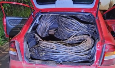 PM recupera duas toneladas de cobre furtadas em Itatiaiuçu