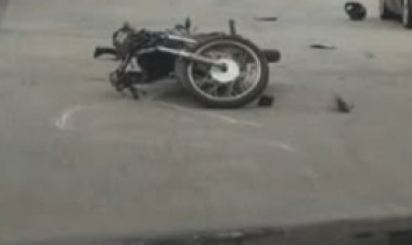 Acidente entre carro e moto deixa ferido na Avenida São João