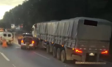 Confronto armado na Serra de Igarapé deixa um homem baleado e causa acidente