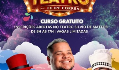 Itaúna oferece cursos gratuitos de teatro e "besteirologia"