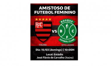 FUTEBOL FEMININO - Domingo tem amistoso no Zé Flávio