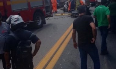 Acidente mobiliza equipes de resgate na MG-050 nesta terça-feira