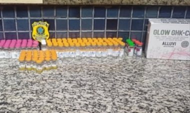 PRF apreende quase 200 ampolas de emagrecedores de origem paraguaia na BR-262