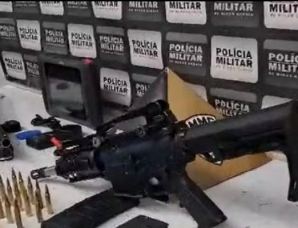PM desarticula quadrilha e apreende fuzil de guerra em Divinópolis