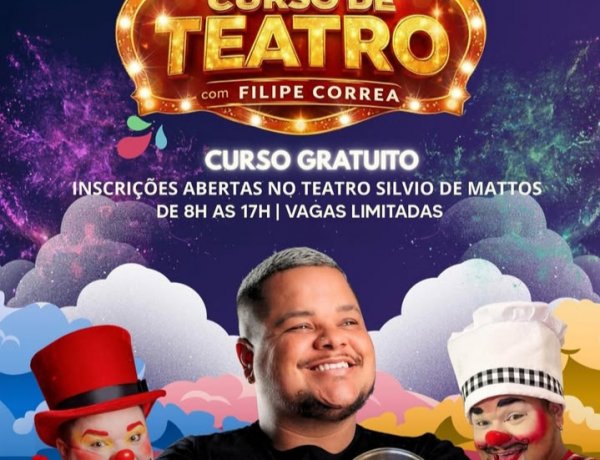 Itaúna oferece cursos gratuitos de teatro e "besteirologia"