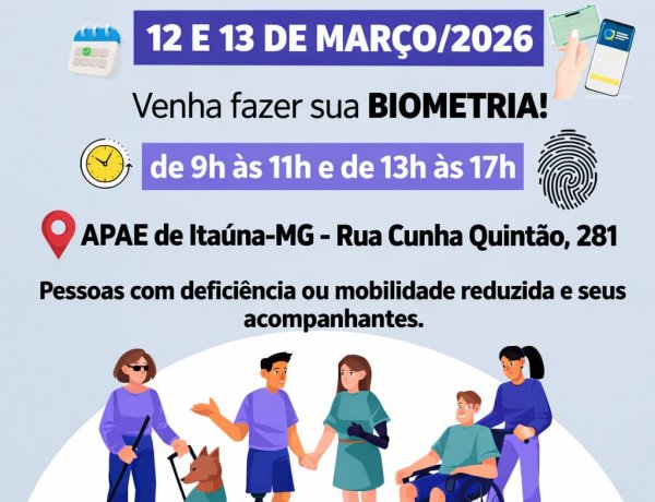 Justiça Eleitoral Itinerante em Itaúna: Cadastramento Biométrico na APAE