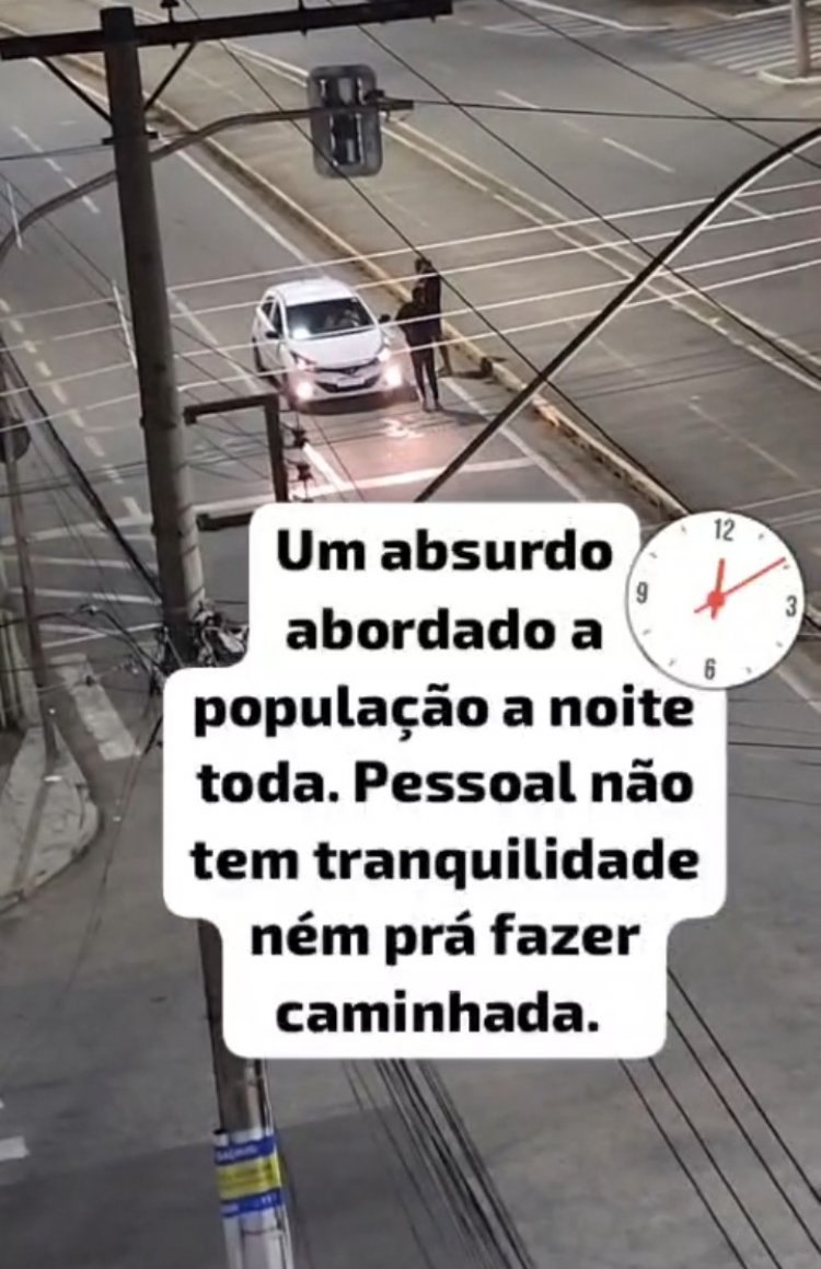 Noites de inquietude: motoristas e transeuntes  reclamam de abordagens na Jove Soares, mesma situação acontece em frente ao Sesi com abordagens constantes