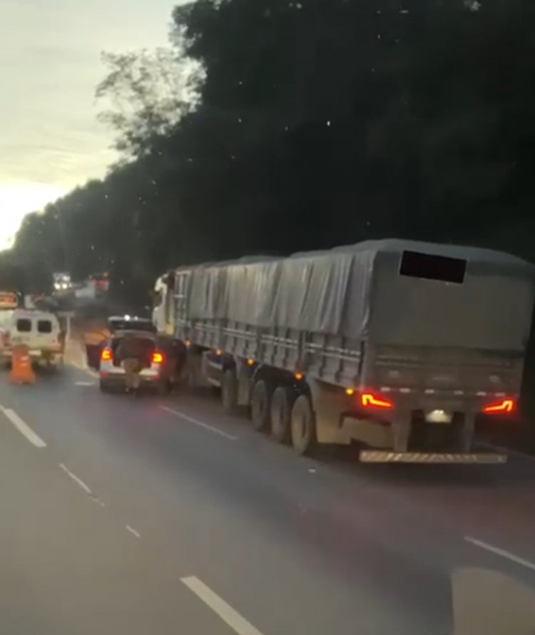 Confronto armado na Serra de Igarapé deixa um homem baleado e causa acidente
