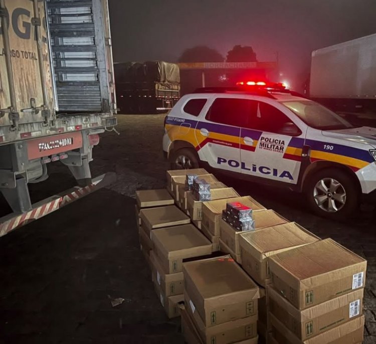Polícia Militar frustra roubo de carga de perfumes avaliada em R$ 1,1 milhão em Itatiaiuçu